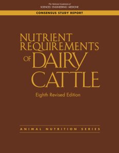 کتاب احتیاجات غذایی گاو شیری NRC 2021 